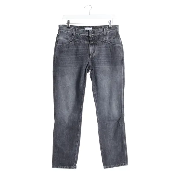 Jeans Straight Fit in Grau, Baumwolle, Closed