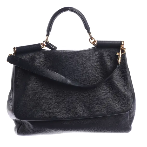 Handtasche in Blau, Leder, Dolce & Gabbana
