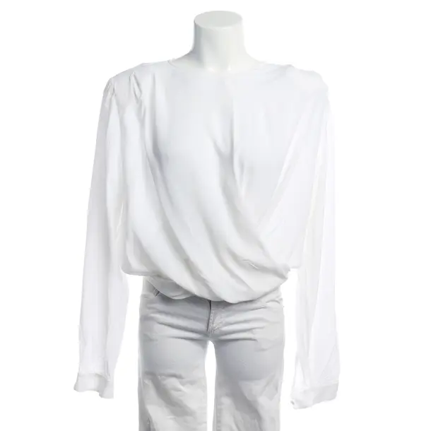 Bluse in Weiß, Viskose, Emporio Armani