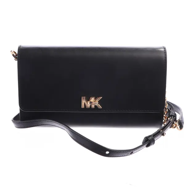 Wallet on Chain in Schwarz, Leder, Michael Kors