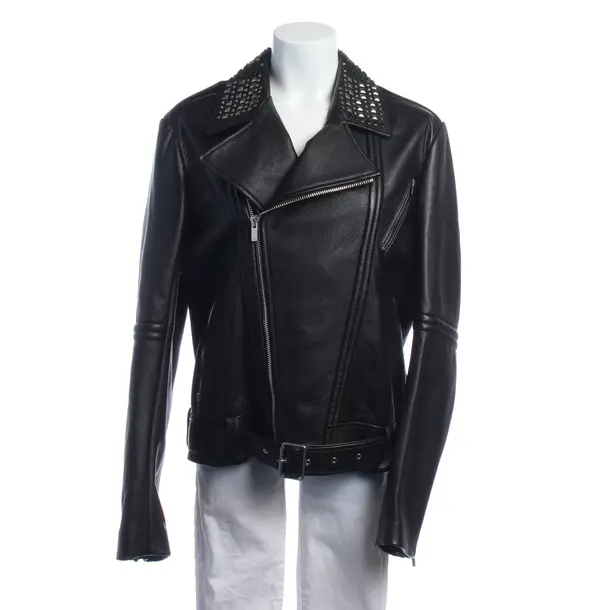 Lederjacke in Schwarz, Leder, Hugo Boss Red Label