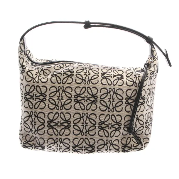 Schultertasche in Schwarz, Baumwolle, Loewe