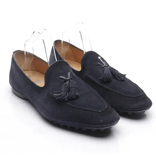 Loafers in Blau, , Santoni