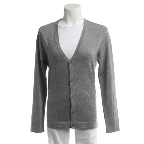 Strickjacke in Grau, Wolle, Drykorn