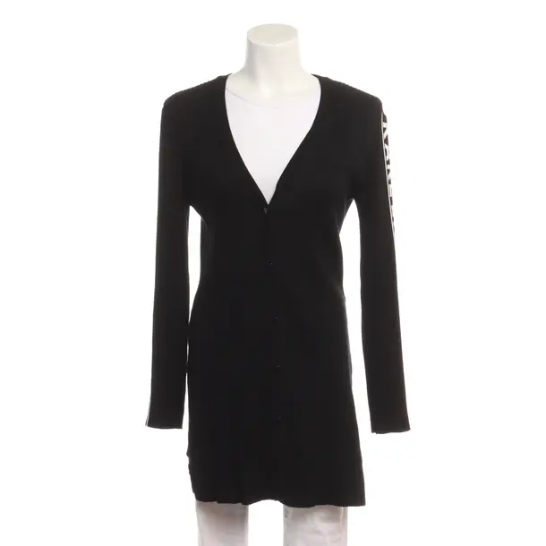 Strickjacke in Schwarz, Viskose, Karl Lagerfeld