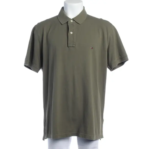 Poloshirt in Grün, Baumwolle, Tommy Hilfiger