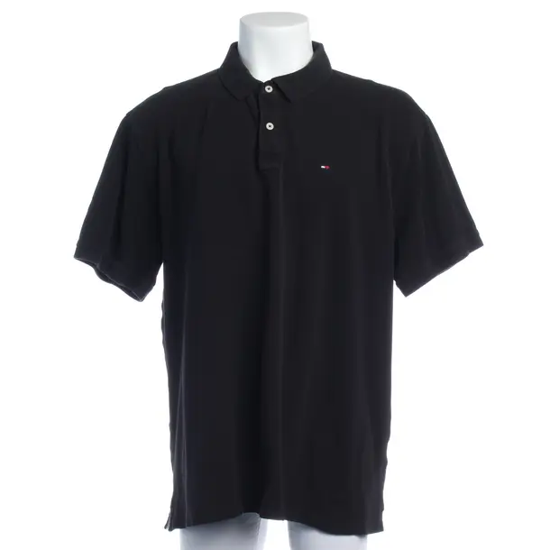 Polo Shirt in Black, Cotton, Tommy Hilfiger