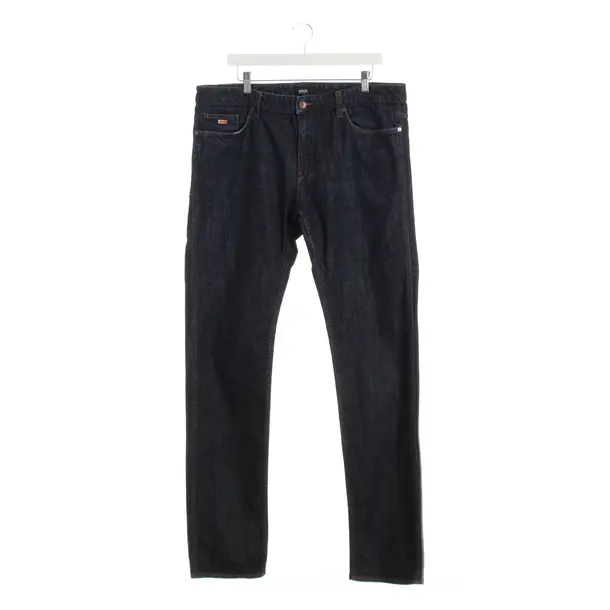 Jeans Straight Fit in Blau, Baumwolle, Hugo Boss Black Label