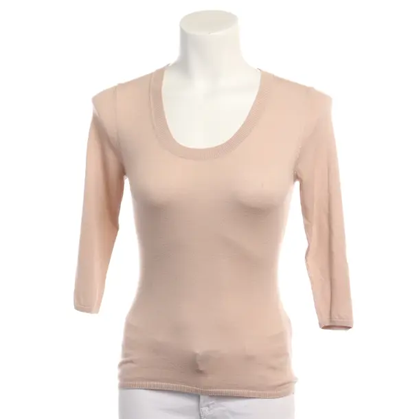 Wool Jumper in White, Wool, Allude