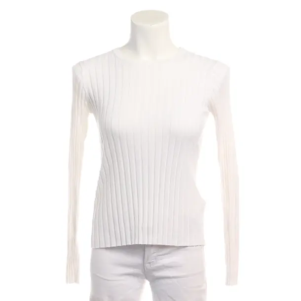 Jumper in White, Cotton, Allude