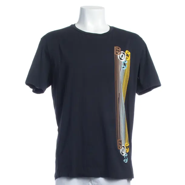 T-Shirt in Multicolored, Cotton, Hugo Boss Green