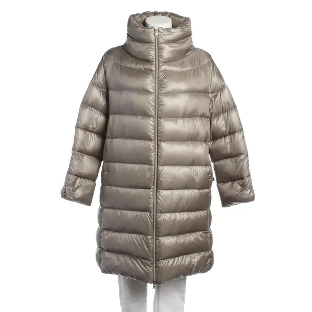 Mid-Season Coat in Gray, Polyimide, Herno