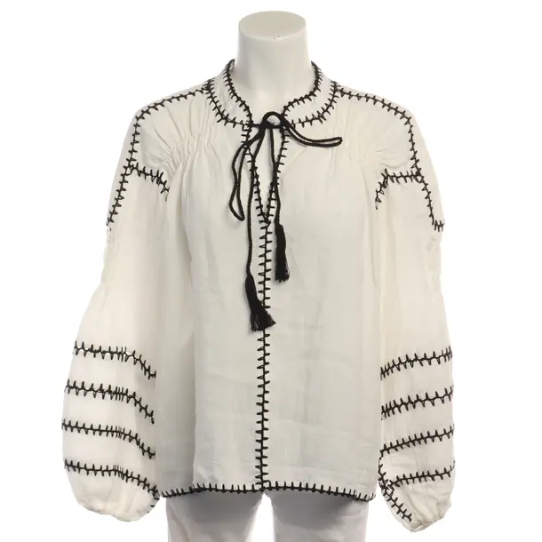 Blouse in White, Linen, Mes Demoiselles