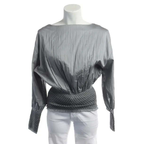 Blouse in Gray, Cotton, Totême