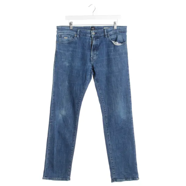 Jeans Straight Fit in Blau, Baumwolle, Hugo Boss Orange
