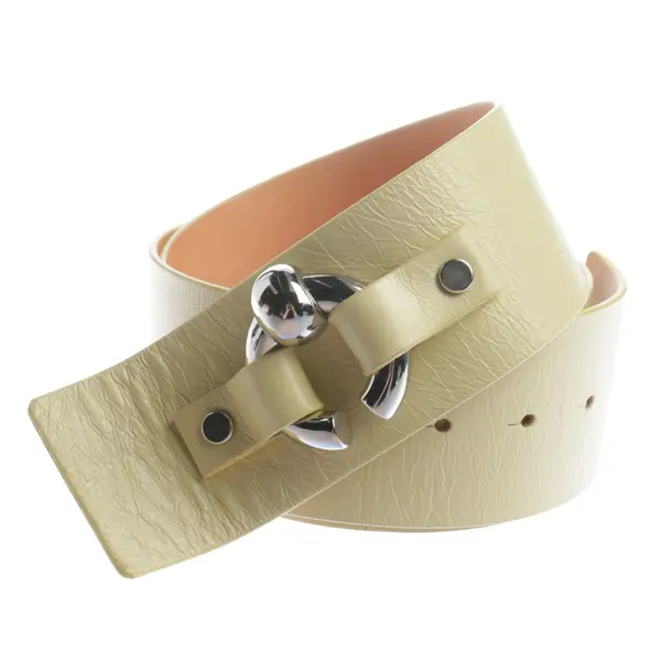 Belt in Yellow, Leather, AGL Attilio Giusti Leombruni