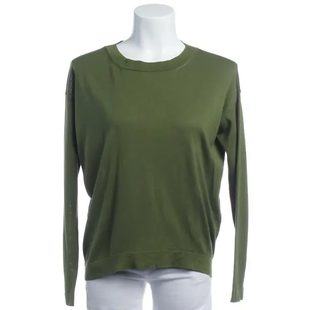 Pullover in Grün, Seide, Bruno Manetti