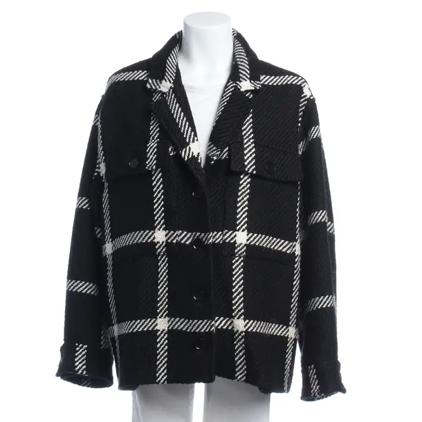 Mid-Season Jacket in Black, Acrylic, Anine Bing