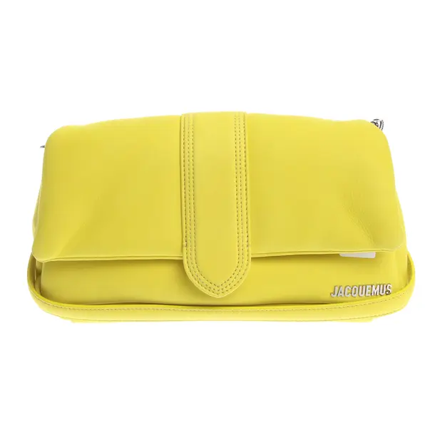 Schultertasche in Grün, Leder, Jacquemus