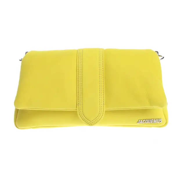 Clutch in Grün, Leder, Jacquemus