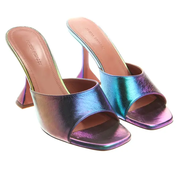 Heeled Sandals in Multicolored, , Amina Muaddi