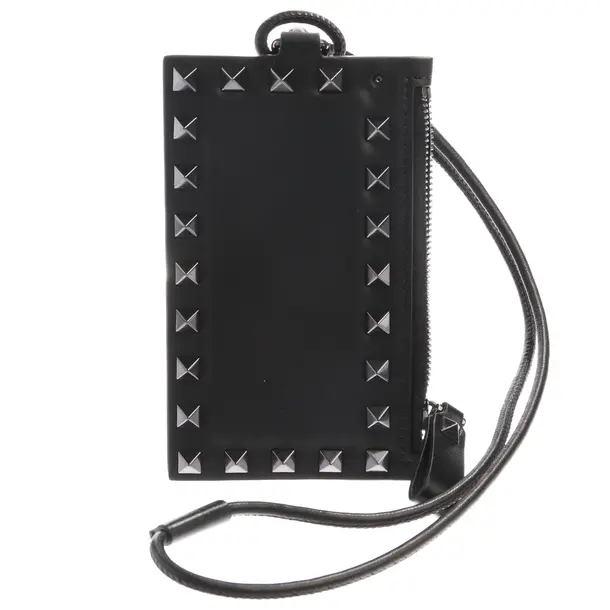 Case in Black, Leather, Valentino