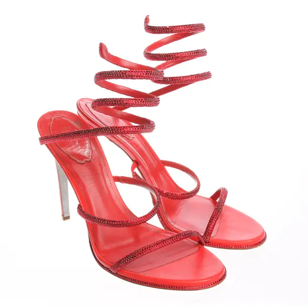 Heeled Sandals in Red, , René Caovilla