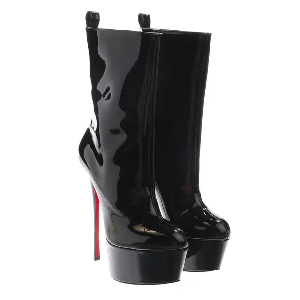 Stiefeletten in Schwarz, , Christian Louboutin