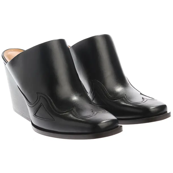 Pantoletten in Schwarz, , Stella McCartney