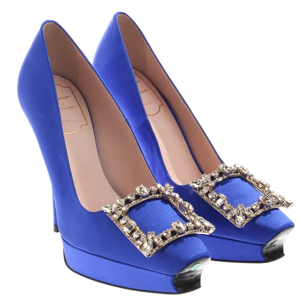 Pumps in Blue, , Roger Vivier
