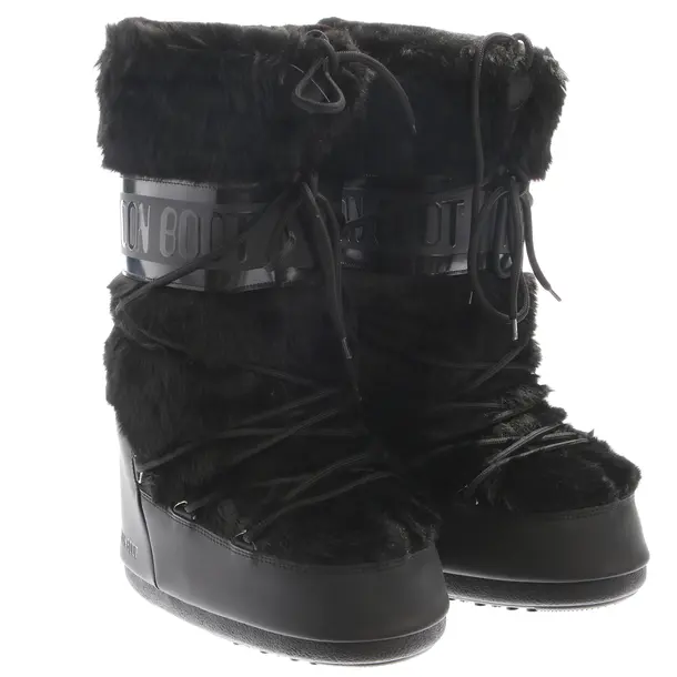 Overkneestiefel, in Schwarz, Moon Boot