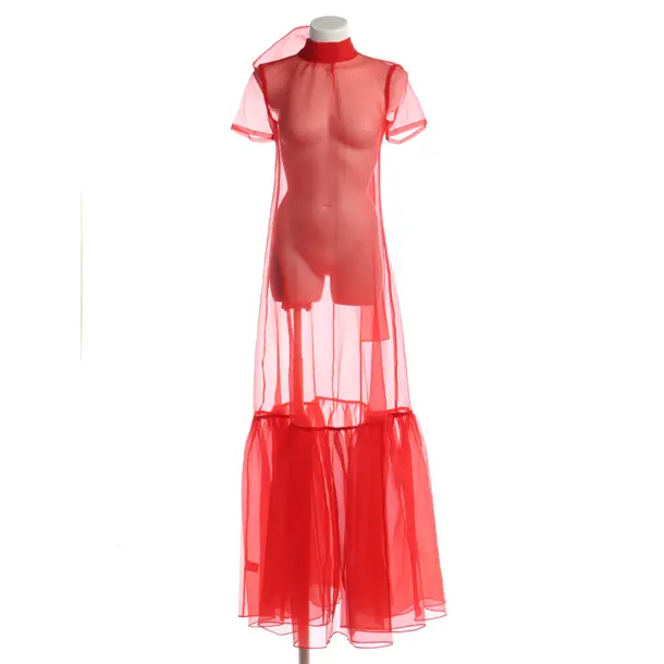 Cocktail Dress in Red, Polyester, Staud
