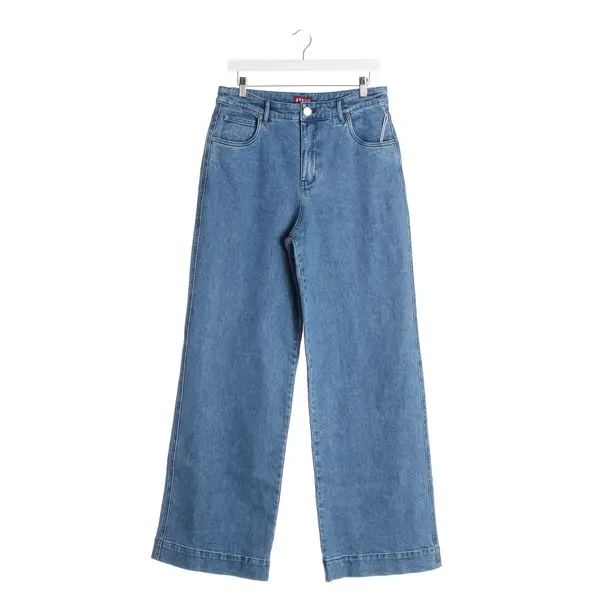 Jeans Straight Fit in Blau, Baumwolle, Staud