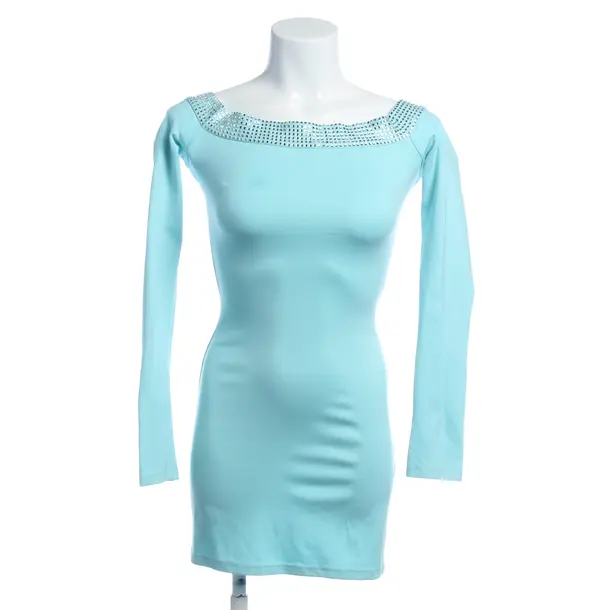 Kleid in Blau, Viskose, David Koma