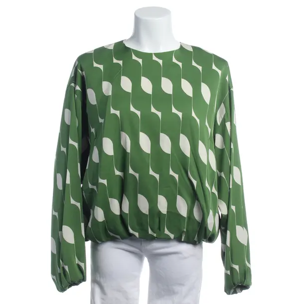 Bluse in Grün, Seide, Dries van Noten