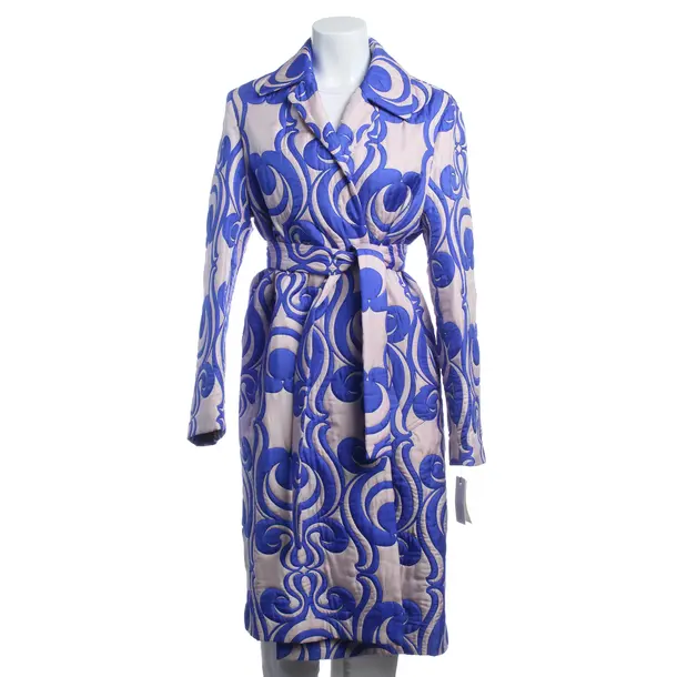 Mid-Season Coat in Purple, Silk, Dries van Noten
