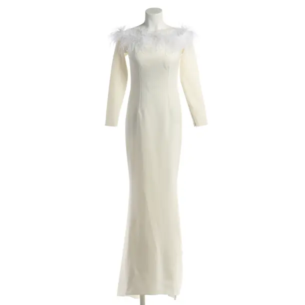 Cocktail Dress in White, Polyester, Safiyaa