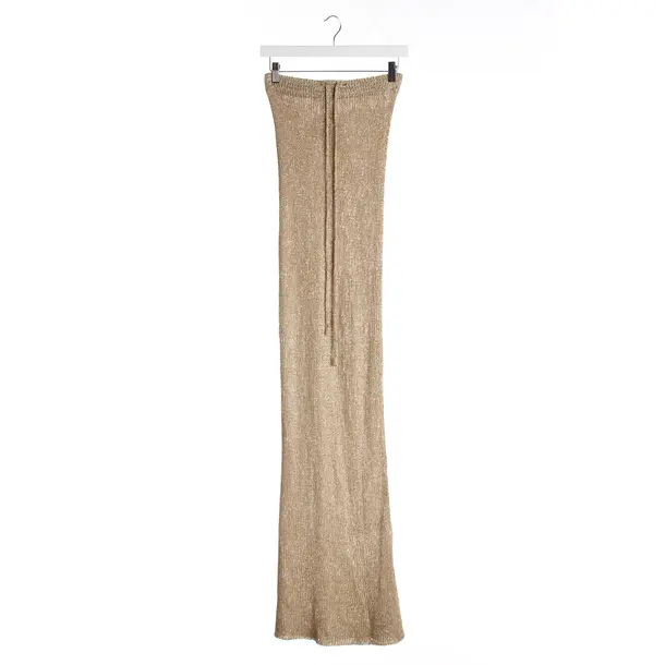 Skirt in Metallic, Polyester, Bananhot