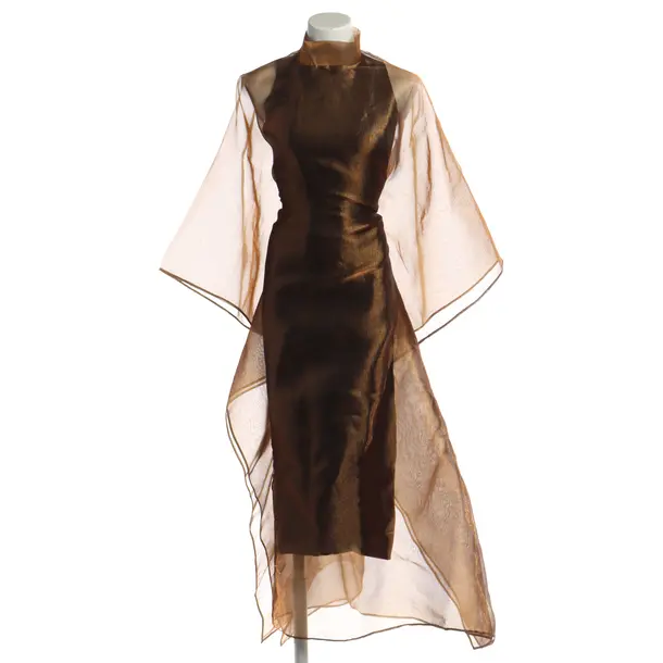 Cocktailkleid in Metallic, Polyester, Taller Marmo