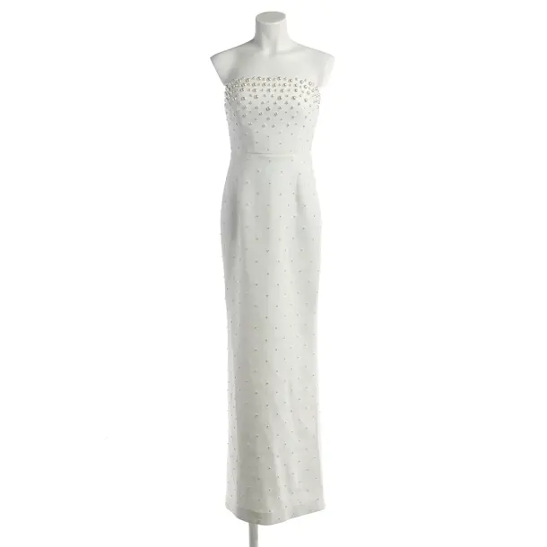 Wedding Dress in White, Polyester, Rebecca Vallance