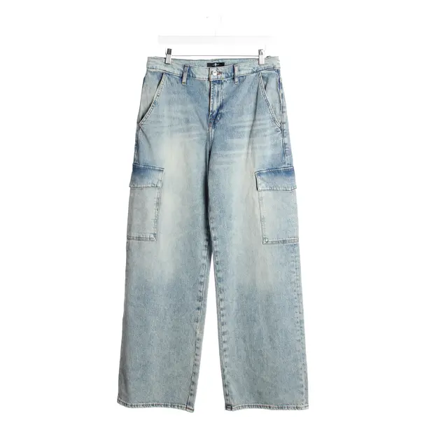 Jeans Flared in Blau, Baumwolle, 7 for all mankind