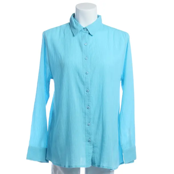 Bluse in Blau, Baumwolle, Melissa Odabash