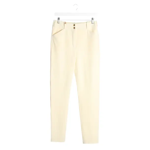 Pants in White, Wool, Loro Piana