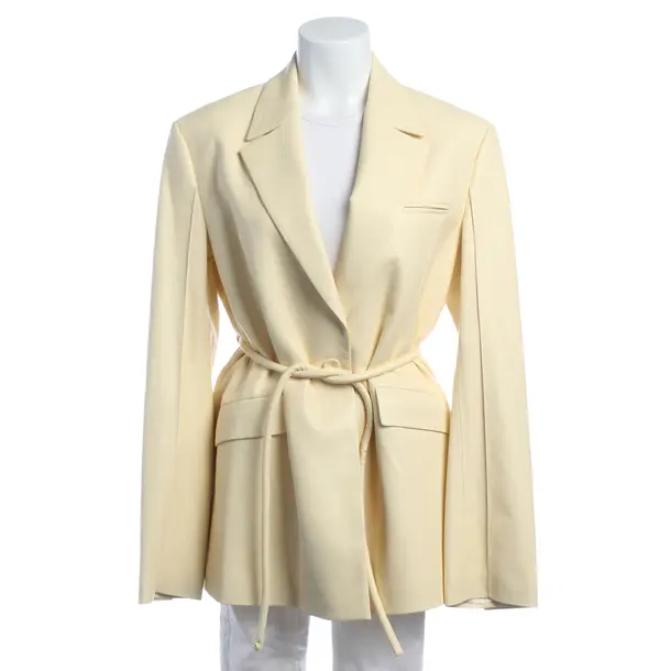 Blazer in White, Polyester, Nanushka