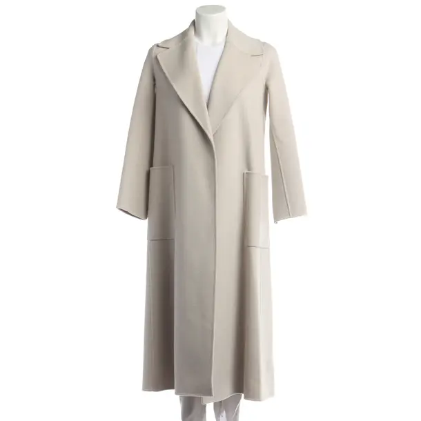 Mid-Season Coat in Gray, Wool, Max Mara