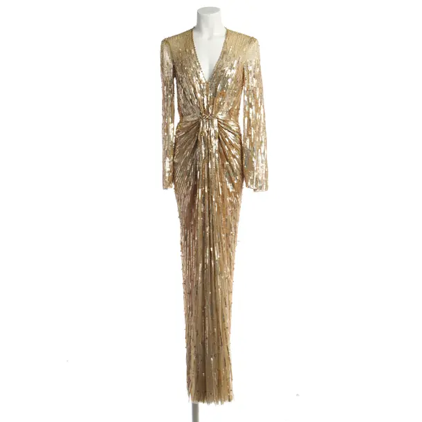 Cocktailkleid in Metallic, Polyester, Jenny Packham