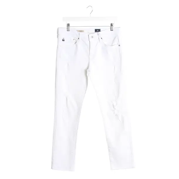 Jeans Skinny in Weiß, Baumwolle, Adriano Goldschmied