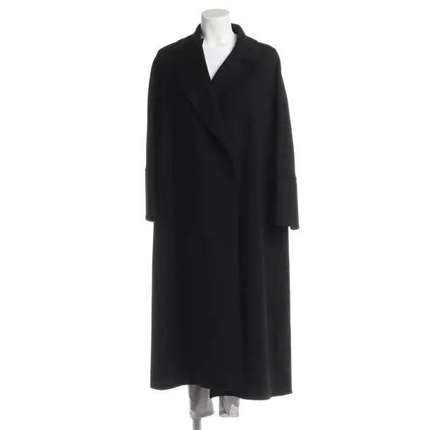 Mid-Season Coat in Black, Wool, Max Mara
