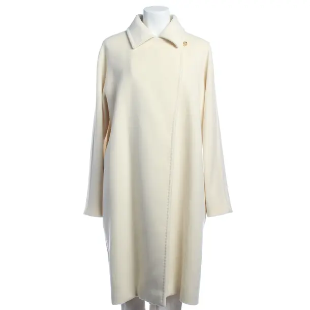 Mid-Season Coat in White, Wool, Max Mara