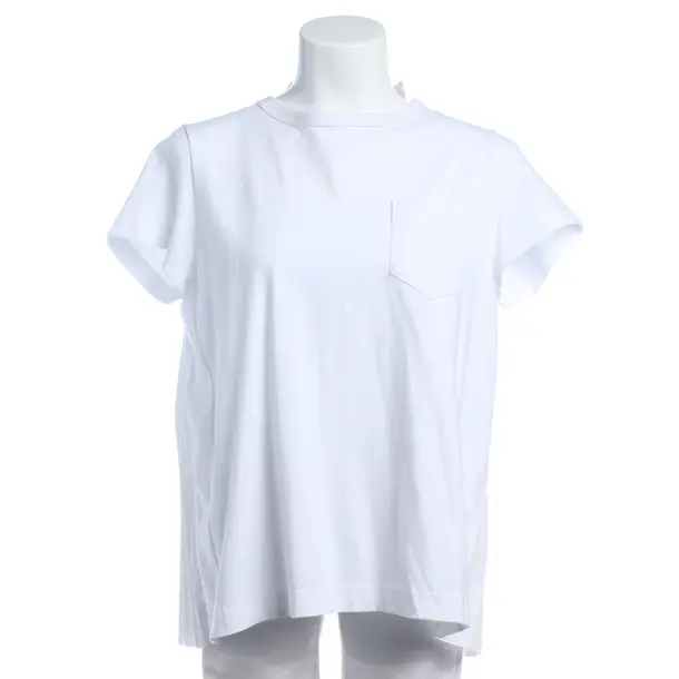 Shirt in Weiß, Baumwolle, Sacai